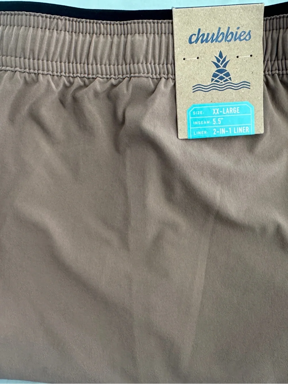 NWT chubbies Ultimate Training Short 2-in-1 The Mudslides 5.5